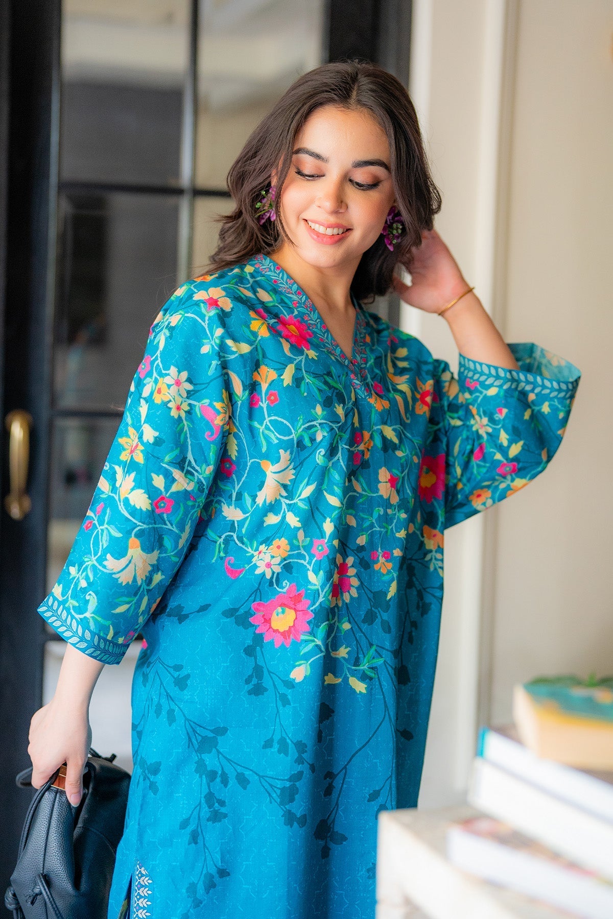 Sahar | Selene Vol 2 | Floral splash by Sahar - Designer Dress - Type: Ladies Clothes - Available at Libayah - 100% Original