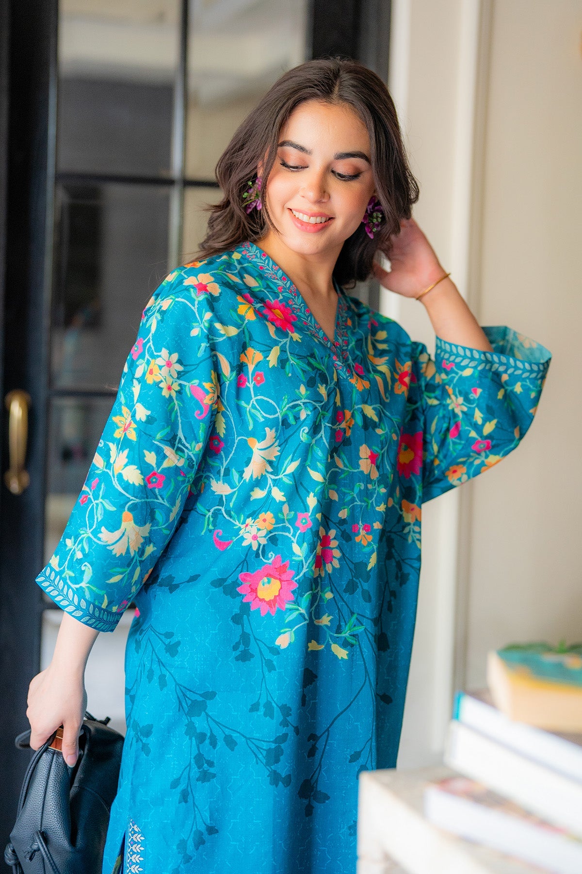 Sahar | Selene Vol 2 | Floral splash by Sahar - Designer Dress - Type: Ladies Clothes - Available at Libayah - 100% Original