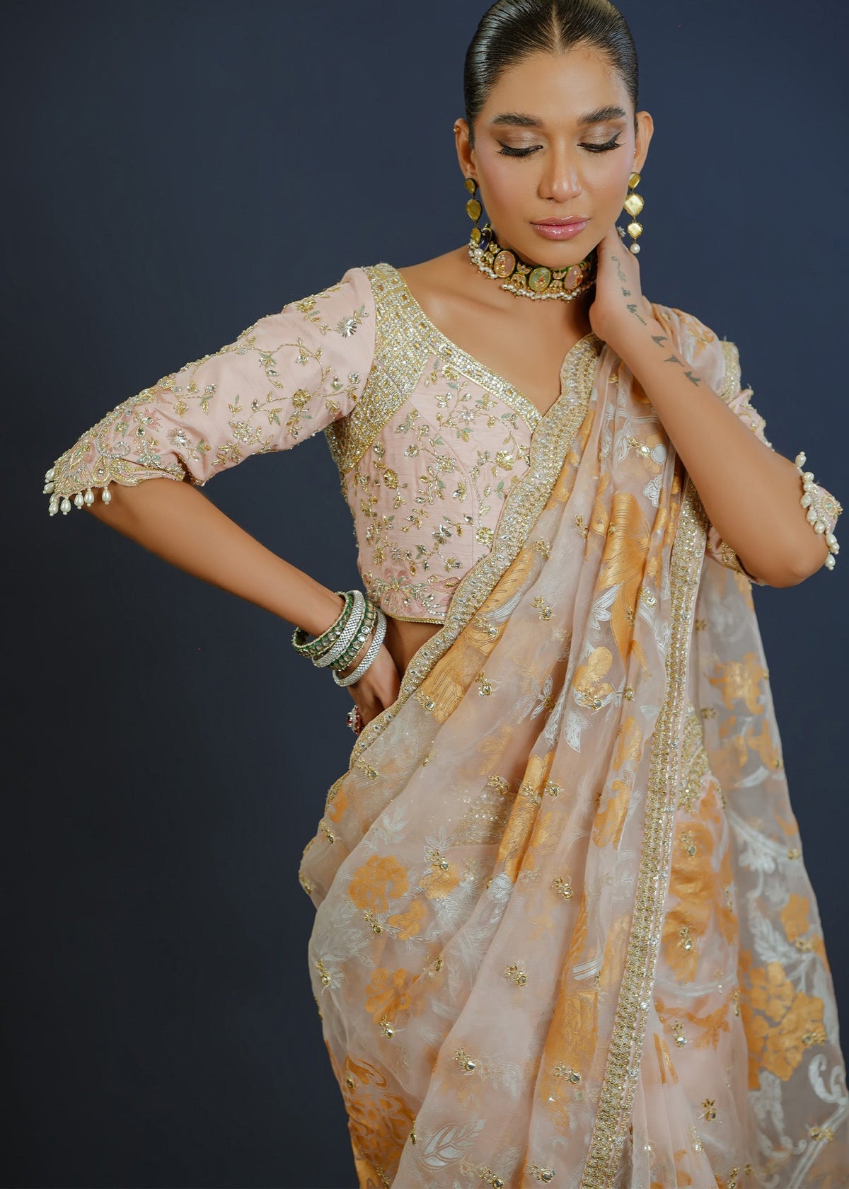 Mahgul | Aleah Formals | Gulrukh by Mahgul - Designer Dress - Type: Ladies Clothes - Available at Libayah - 100% Original