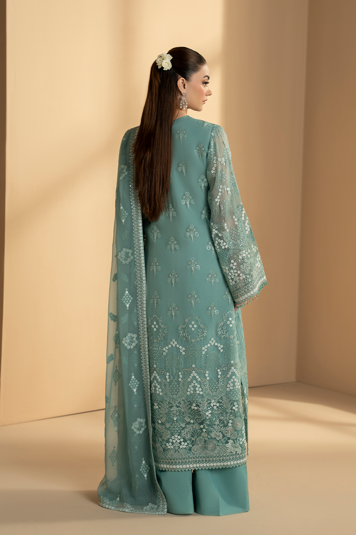 Lavish Premium | Purkashish Formals | Aqua Mist by Lavish Premium - Designer Dress  - Type : Ladies Clothes - Available at Libayah - 100% Original 