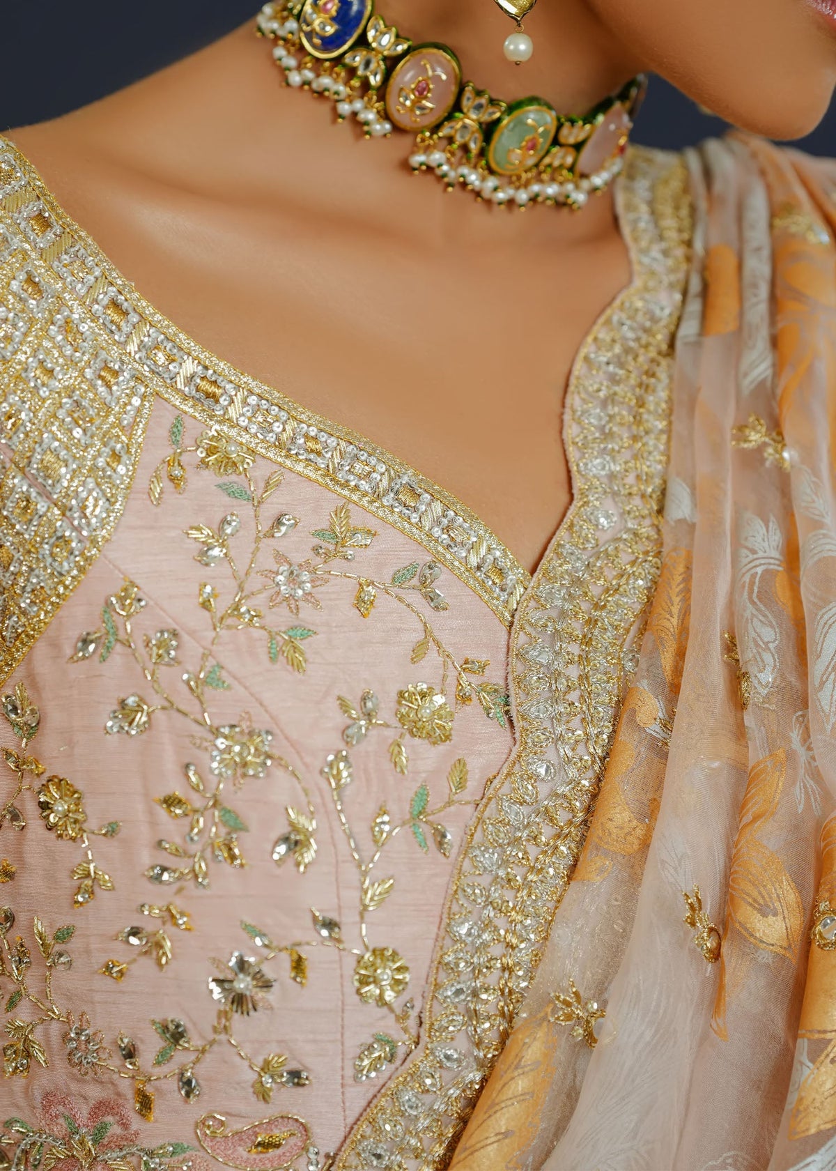 Mahgul | Aleah Formals | Gulrukh by Mahgul - Designer Dress - Type: Ladies Clothes - Available at Libayah - 100% Original