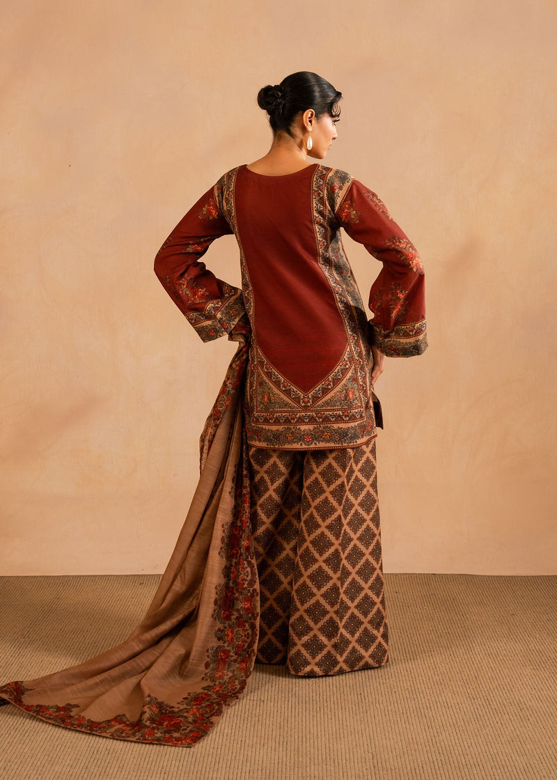 Maria Osama Khan | Retro Lawn 25 | Berra by Maria Osama Khan - Designer Dress - Type: Ladies Clothes - Available at Libayah - 100% Original