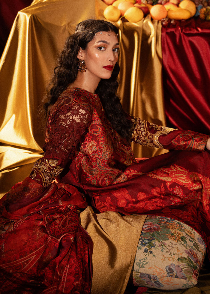 Myeesha | Roohi Silk Edit 24 | Gulzar by Myeesha - Designer Dress - Type: Ladies Clothes - Available at Libayah - 100% Original