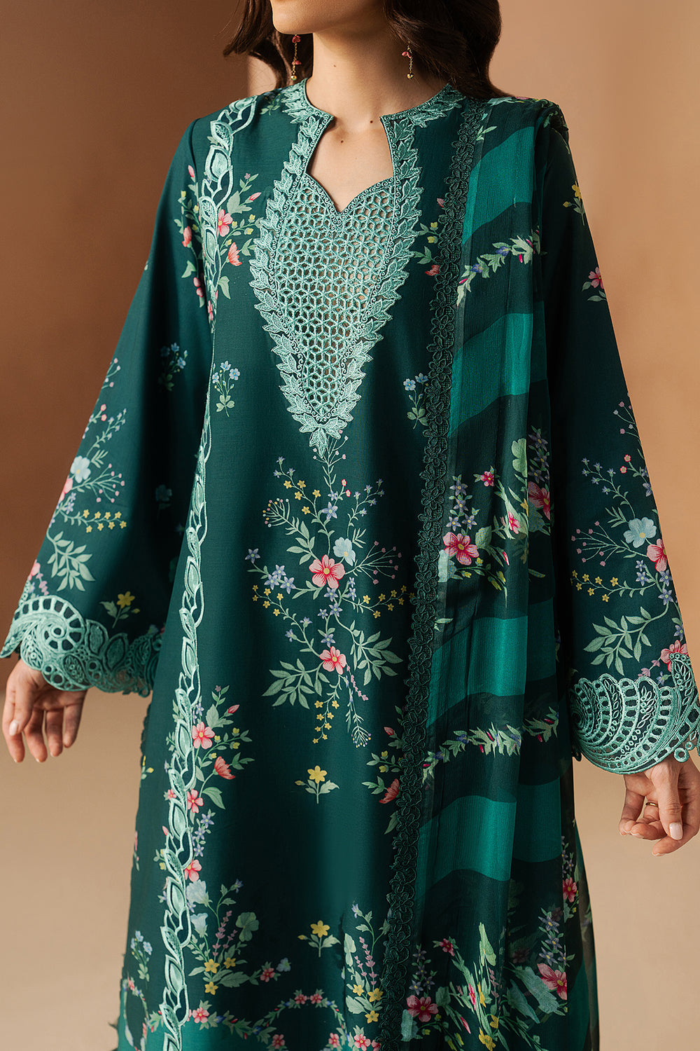 Afrozeh | The Haze 26 |Halo by Afrozeh - Designer Dress  - Type : Ladies Clothes - Available at Libayah - 100% Original 