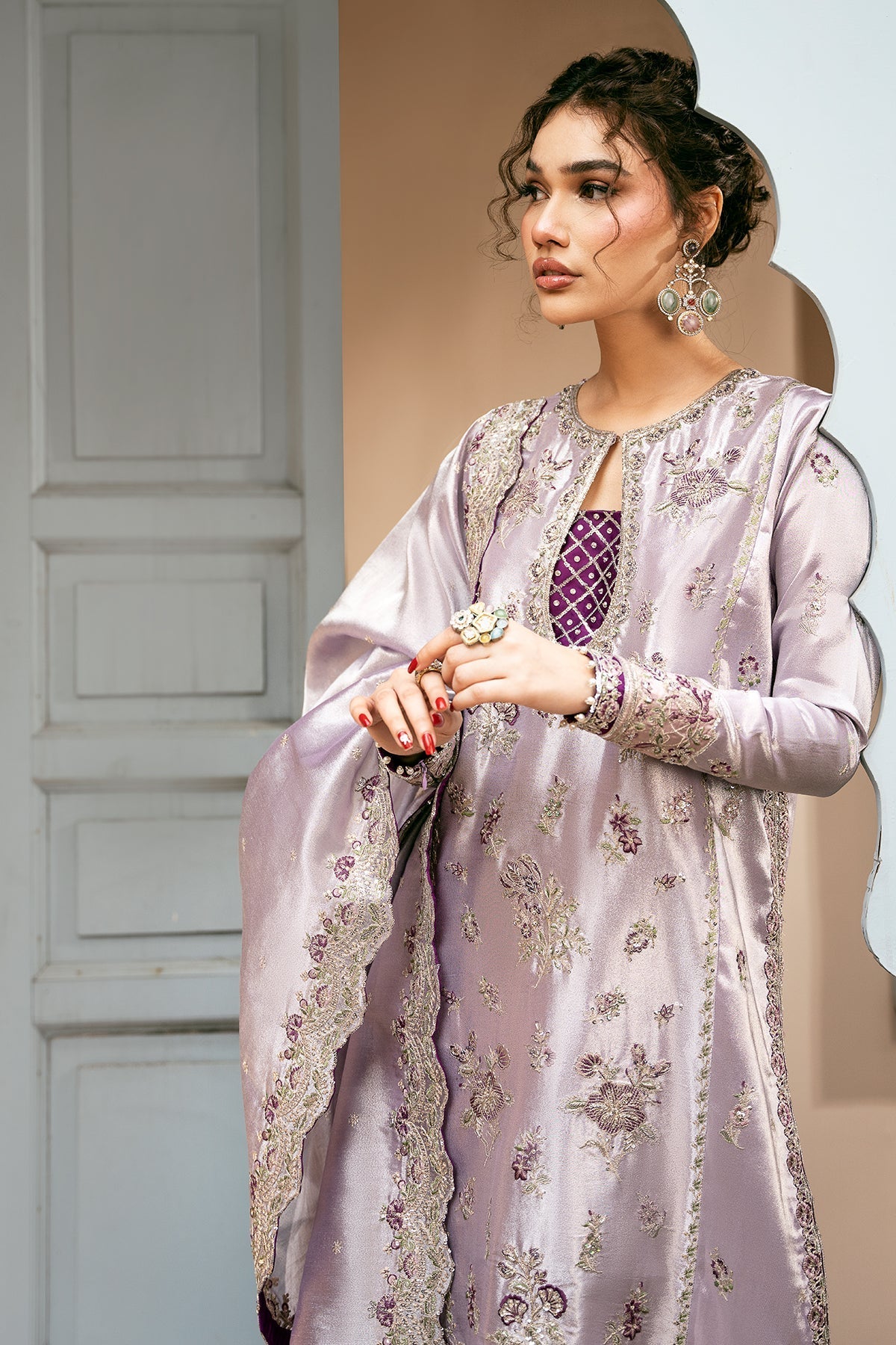 Mina Kashif | Noor Jahan Festive Edit | Raina by Mina Kashif - Designer Dress - Type: Ladies Clothes - Available at Libayah - 100% Original