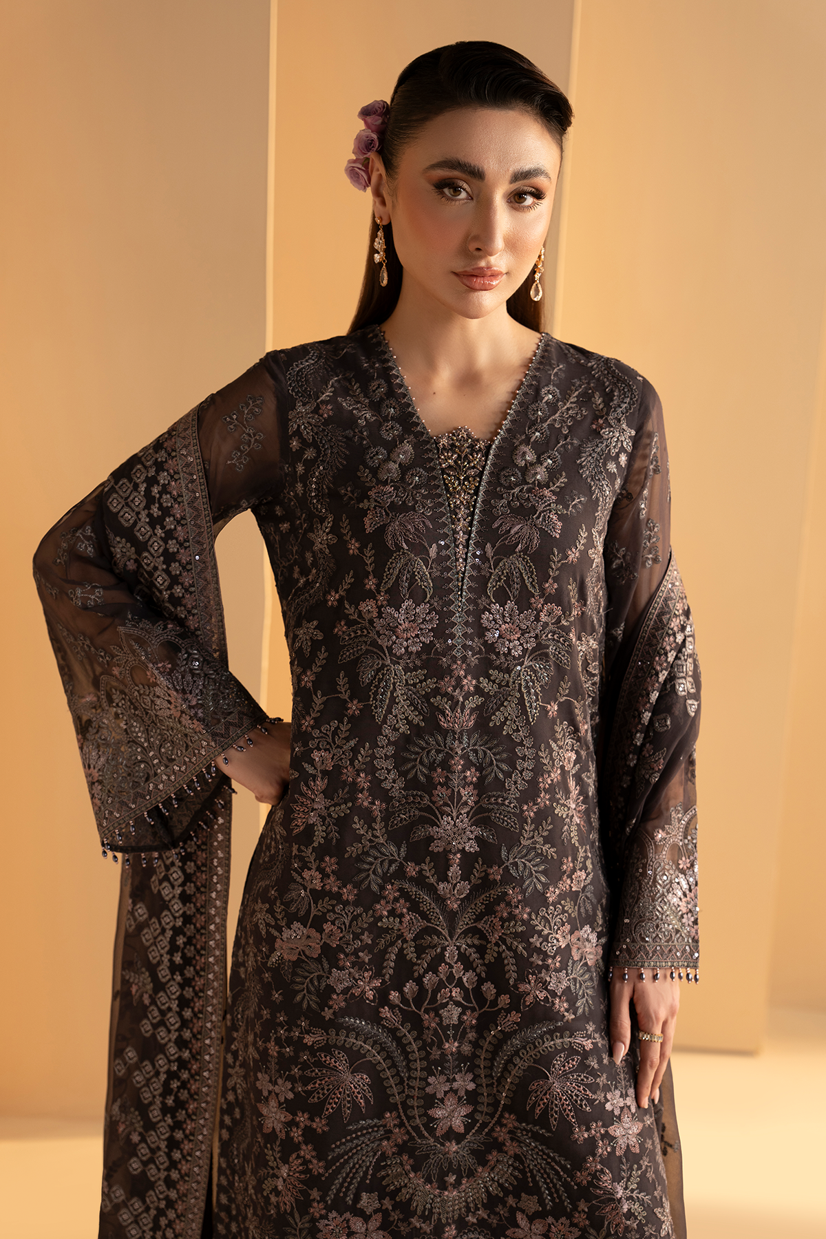Lavish Premium | Purkashish Formals | Coco Noir by Lavish Premium - Designer Dress  - Type : Ladies Clothes - Available at Libayah - 100% Original 