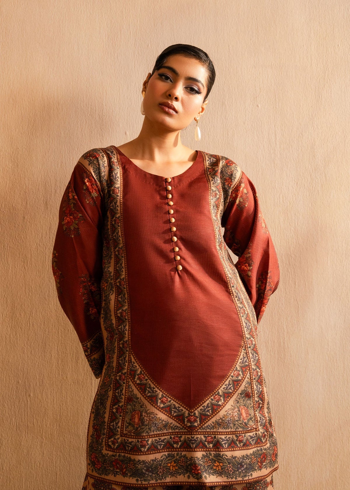 Maria Osama Khan | Retro Lawn 25 | Berra by Maria Osama Khan - Designer Dress - Type: Ladies Clothes - Available at Libayah - 100% Original