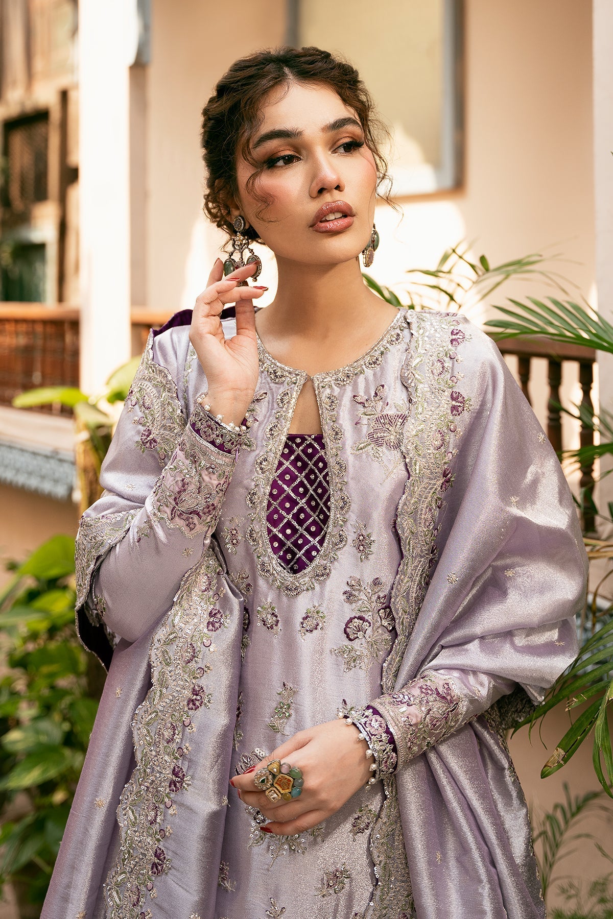 Mina Kashif | Noor Jahan Festive Edit | Raina by Mina Kashif - Designer Dress - Type: Ladies Clothes - Available at Libayah - 100% Original