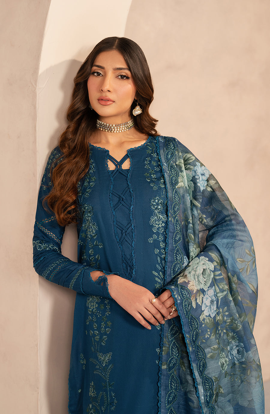 Zarif | Summer Lawn 25 | UNST-LWN-03 MEHMER by Zarif - Designer Dress - Type: Ladies Clothes - Available at Libayah - 100% Original