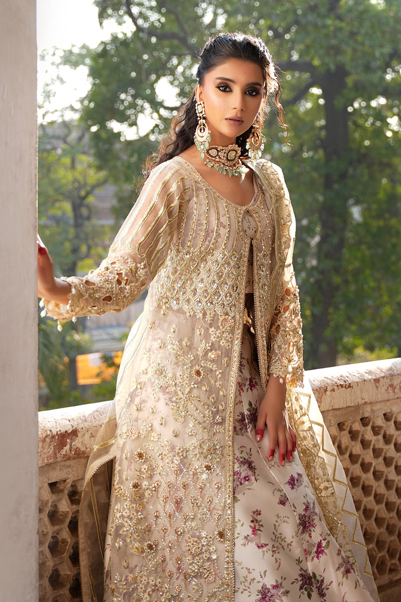 Maryams | Zeenat Luxury Formals | White Orchid - Z-01 by Maryams - Designer Dress - Type: Ladies Clothes - Available at Libayah - 100% Original