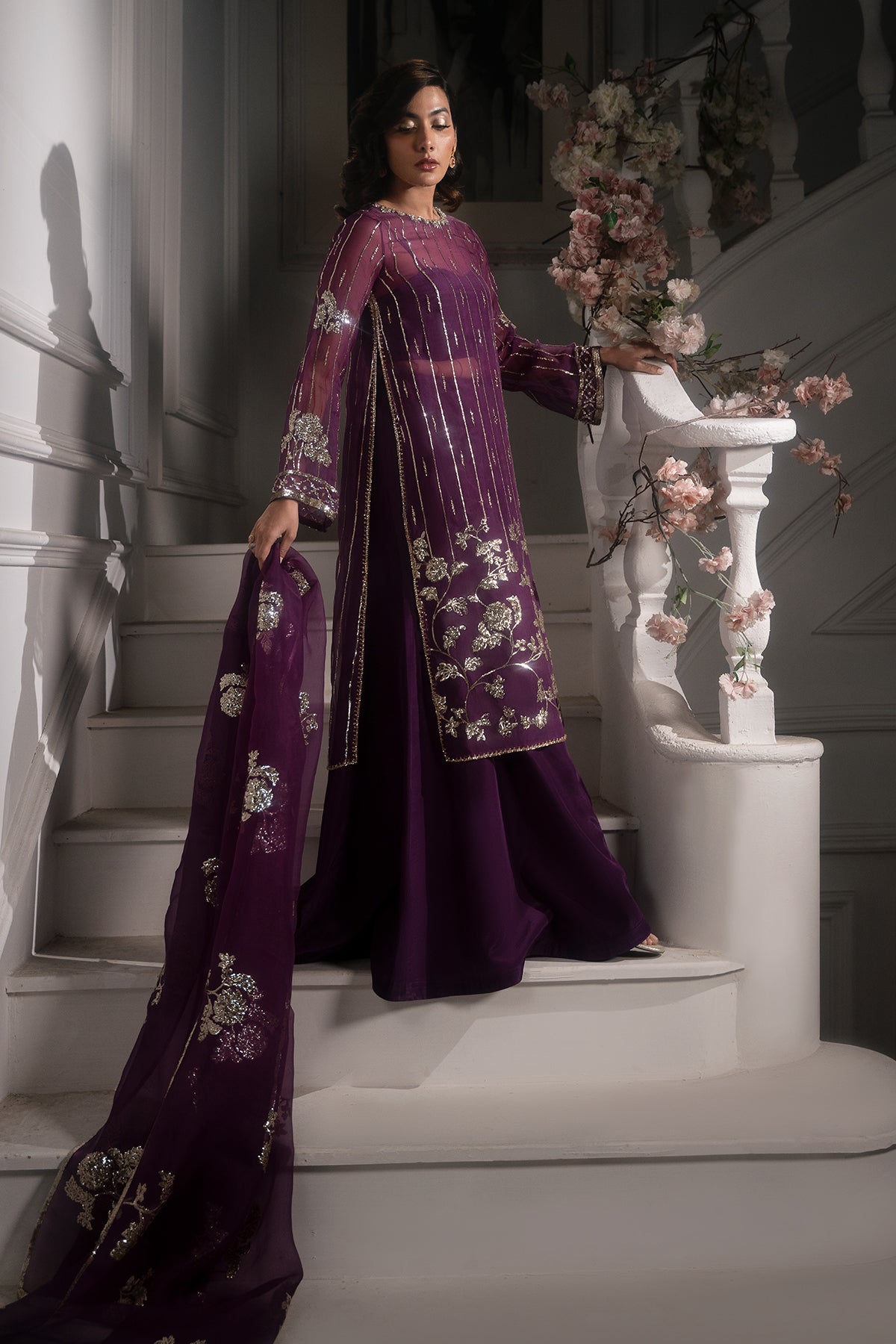 Mina Kashif | Emilie Formals | Marie by Mina Kashif - Designer Dress - Type: Ladies Clothes - Available at Libayah - 100% Original