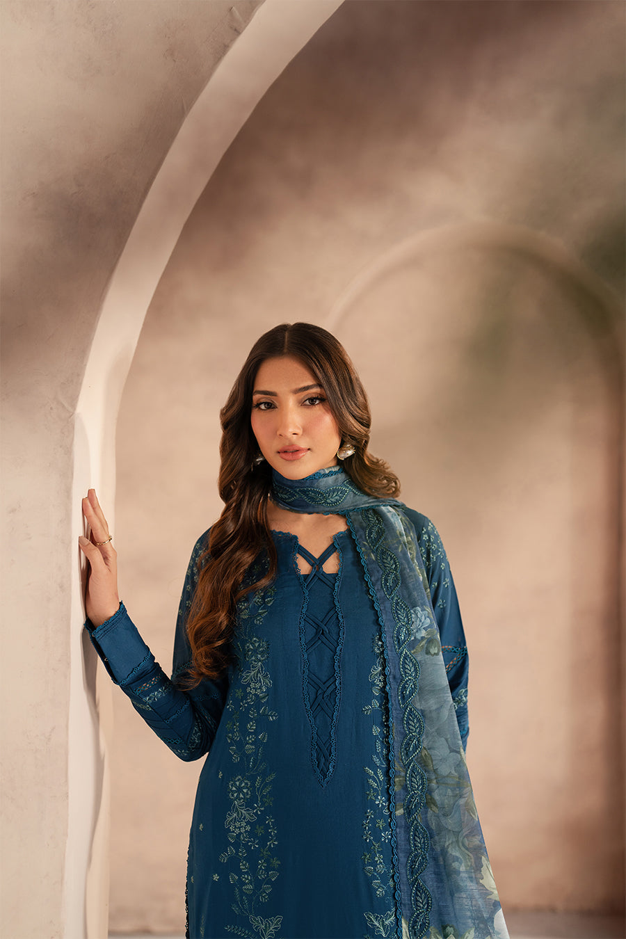 Zarif | Summer Lawn 25 | UNST-LWN-03 MEHMER by Zarif - Designer Dress - Type: Ladies Clothes - Available at Libayah - 100% Original