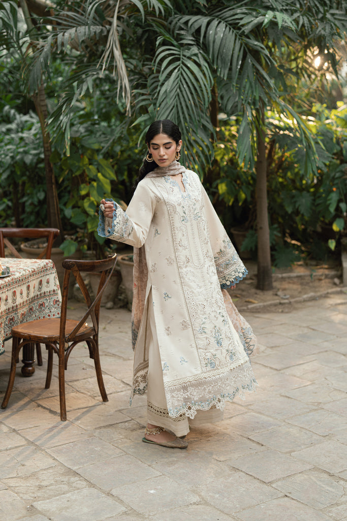 Florent | Eid Edits Luxury Lawn | FEE-4B by Florent - Designer Dress - Type: Ladies Clothes - Available at Libayah - 100% Original