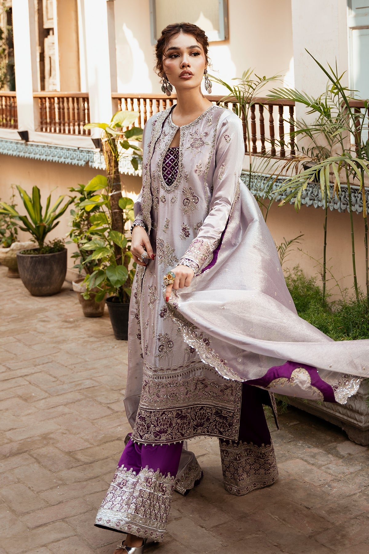 Mina Kashif | Noor Jahan Festive Edit | Raina by Mina Kashif - Designer Dress - Type: Ladies Clothes - Available at Libayah - 100% Original