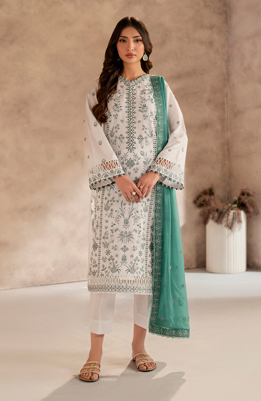 Zarif | Summer Lawn 25 | UNST-LWN-05 SEMIL by Zarif - Designer Dress - Type: Ladies Clothes - Available at Libayah - 100% Original