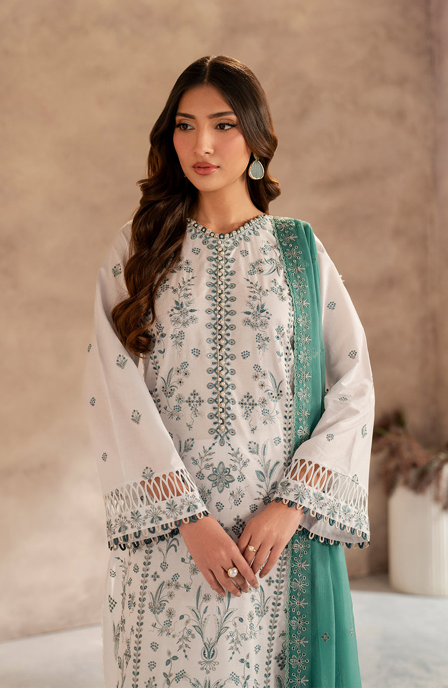 Zarif | Summer Lawn 25 | UNST-LWN-05 SEMIL by Zarif - Designer Dress - Type: Ladies Clothes - Available at Libayah - 100% Original