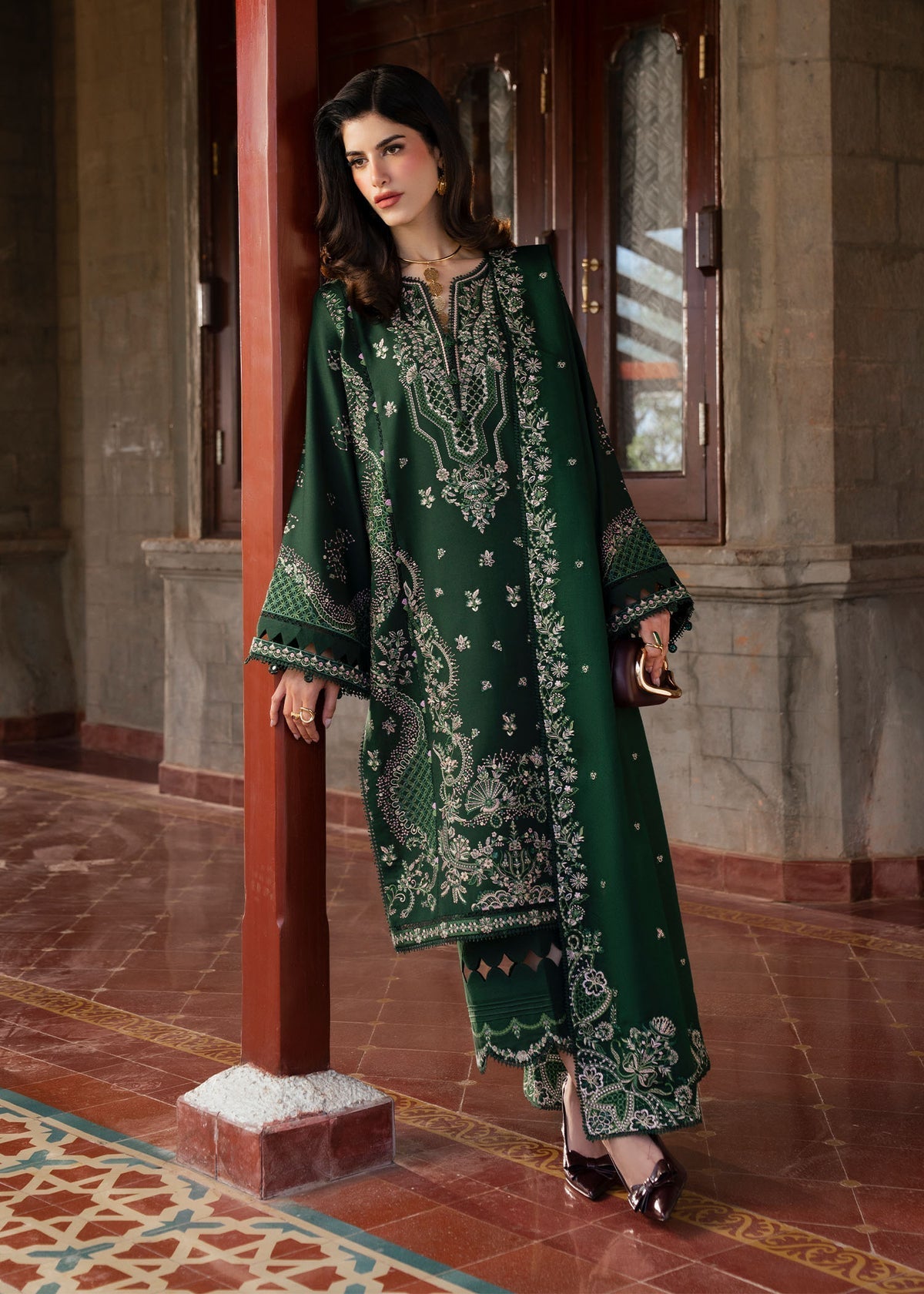 Kanwal Malik | Gulana Winter 25 | Mina by Kanwal Malik - Designer Dress  - Type : Ladies Clothes - Available at Libayah - 100% Original 