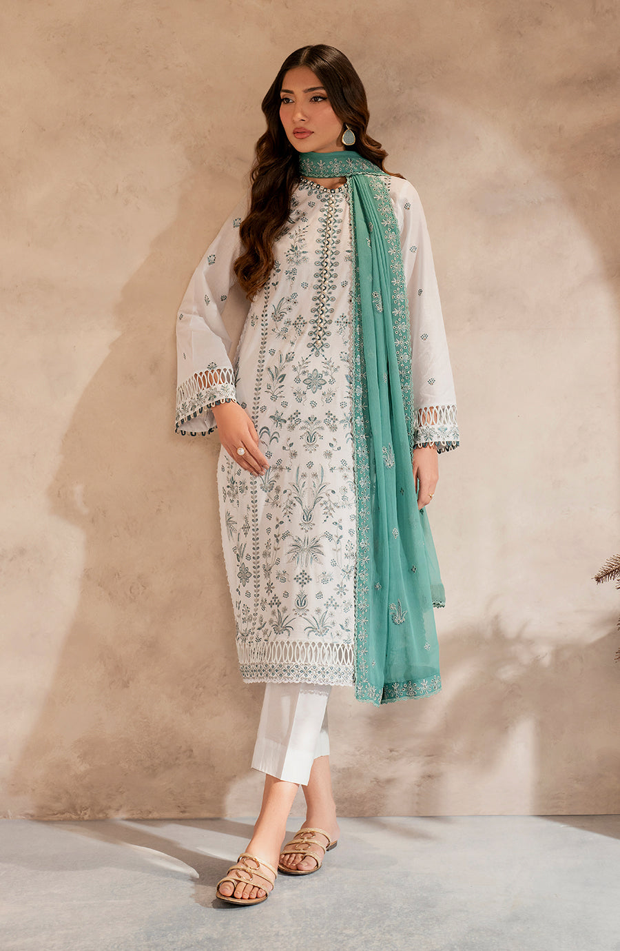 Zarif | Summer Lawn 25 | UNST-LWN-05 SEMIL by Zarif - Designer Dress - Type: Ladies Clothes - Available at Libayah - 100% Original