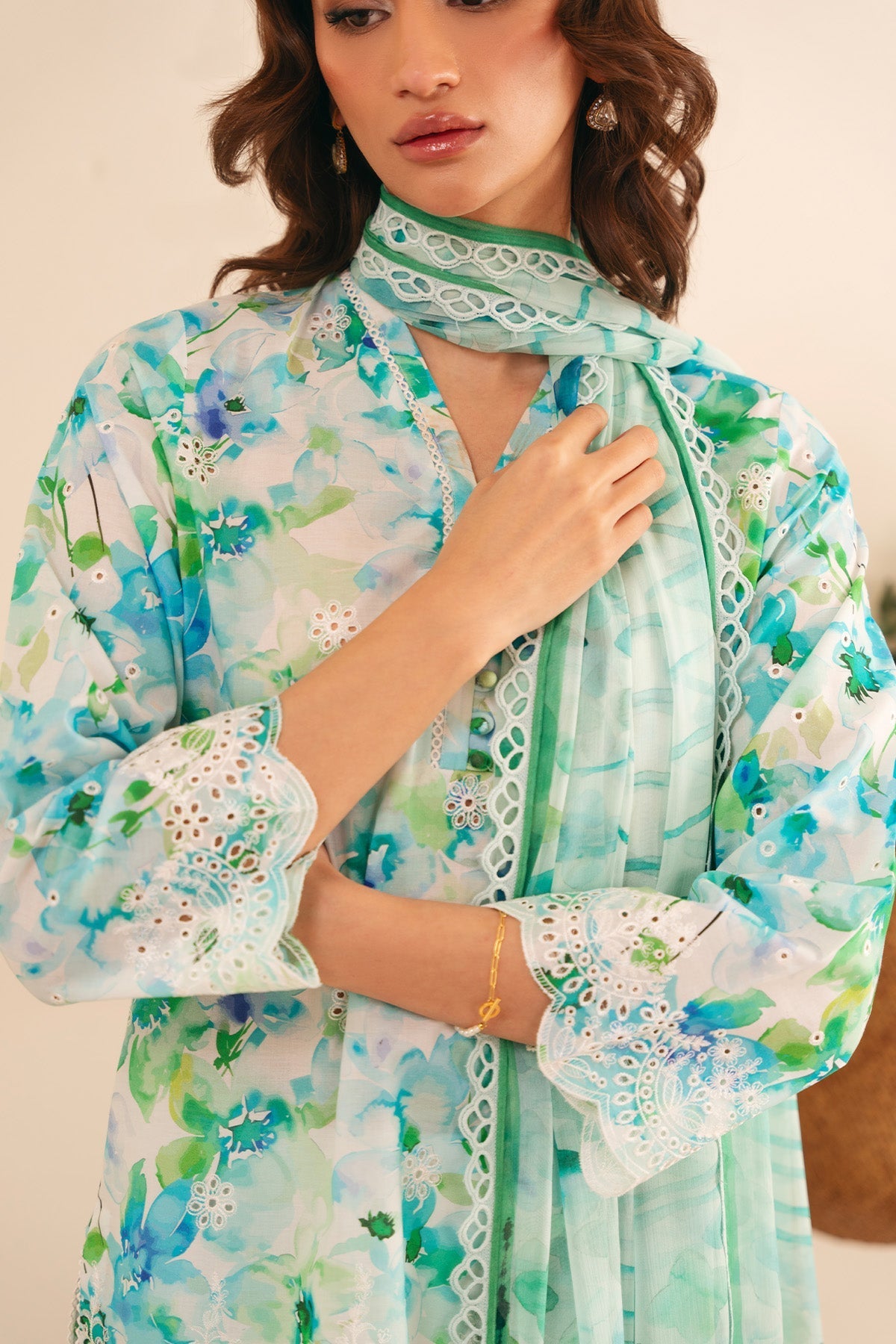 Sahar | Festive Edit | Bluebell Breeze by Sahar - Designer Dress - Type: Ladies Clothes - Available at Libayah - 100% Original