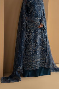 Lavish Premium | Purkashish Formals | Midnight Sapphire by Lavish Premium - Designer Dress  - Type : Ladies Clothes - Available at Libayah - 100% Original 