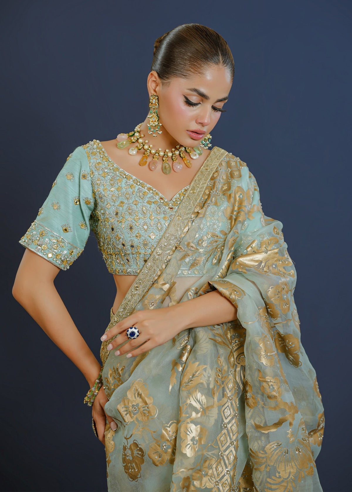 Mahgul | Aleah Formals | Mehrbano by Mahgul - Designer Dress - Type: Ladies Clothes - Available at Libayah - 100% Original