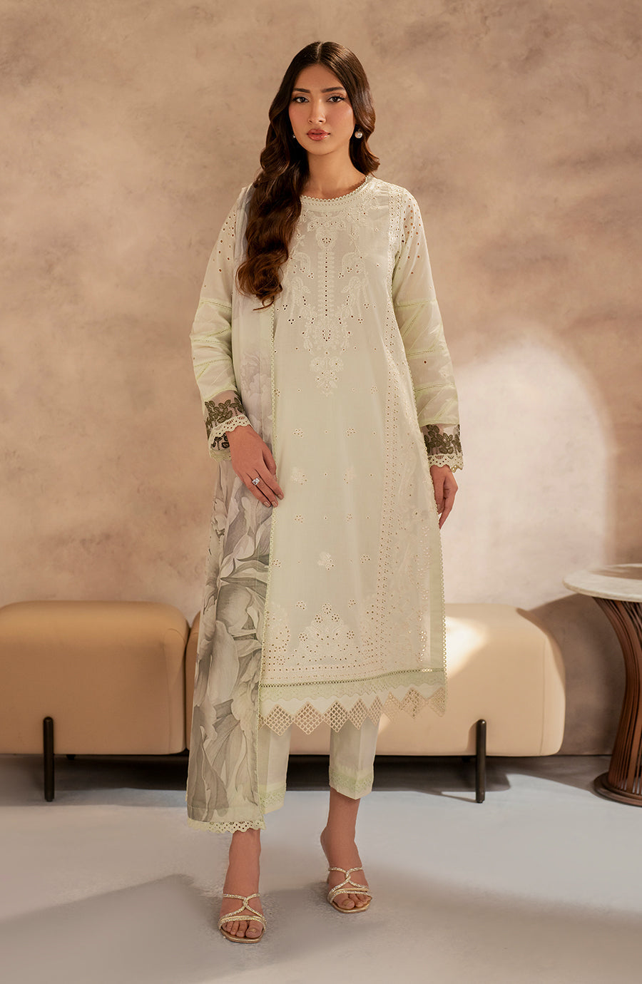 Zarif | Summer Lawn 25 | UNST-LWN-08 ROOHAL by Zarif - Designer Dress - Type: Ladies Clothes - Available at Libayah - 100% Original