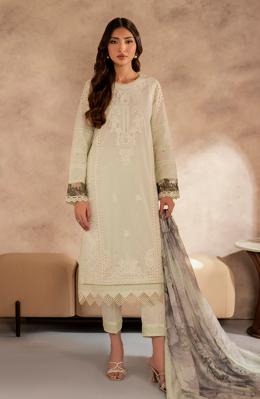Zarif | Summer Lawn 25 | UNST-LWN-08 ROOHAL by Zarif - Designer Dress - Type: Ladies Clothes - Available at Libayah - 100% Original