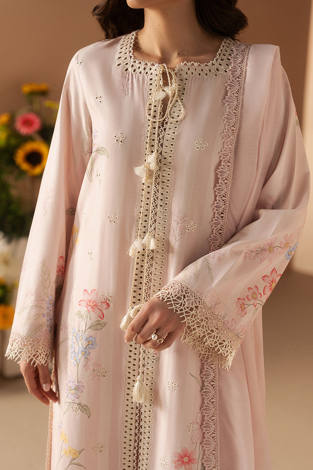 Afrozeh | The Haze 26 | Hazelen Blush by Afrozeh - Designer Dress  - Type : Ladies Clothes - Available at Libayah - 100% Original 