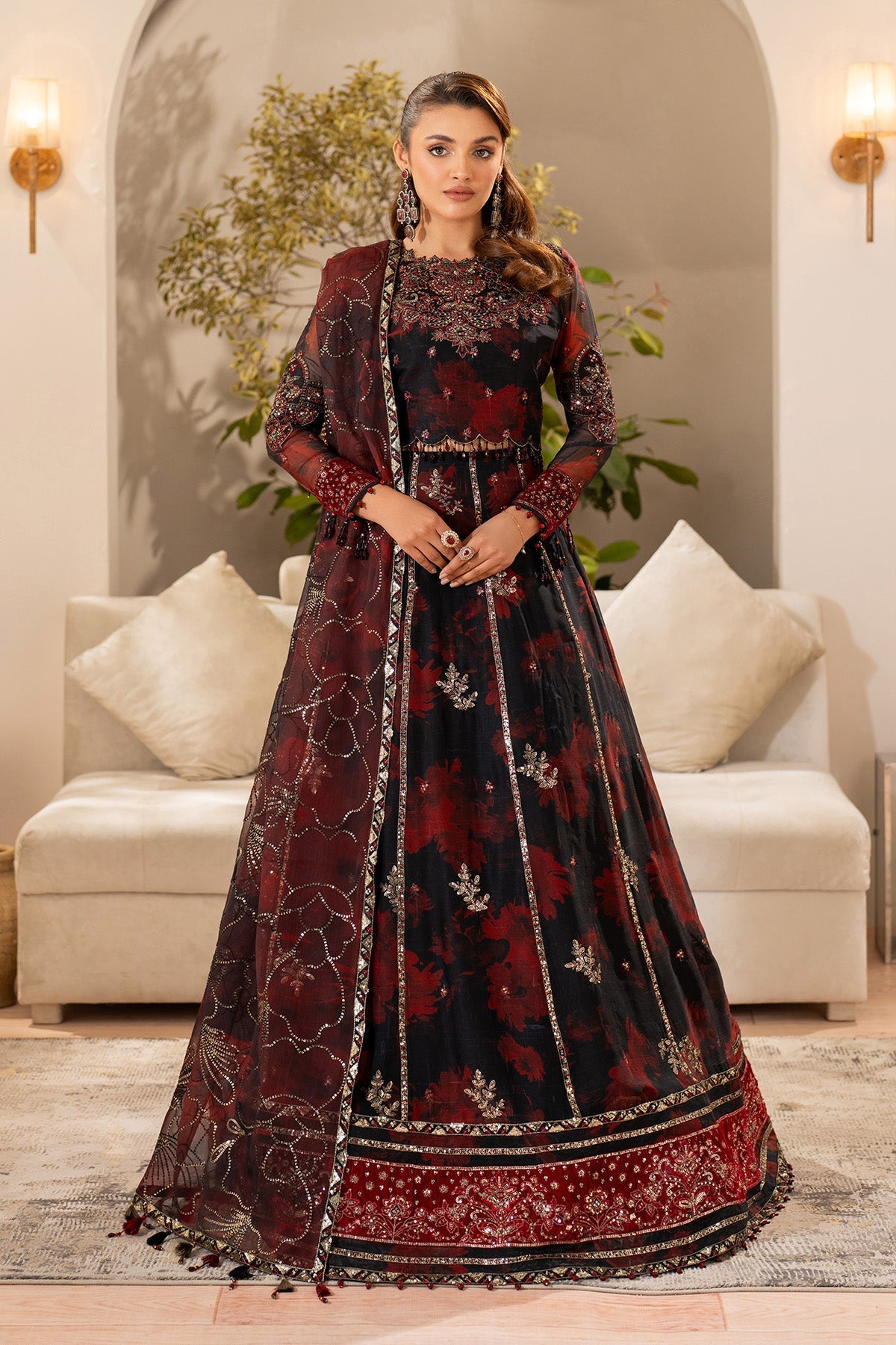 Alizeh | Fleur Chiffon |  AF-CH-2191-Talia by Alizeh - Designer Dress  - Type : Ladies Clothes - Available at Libayah - 100% Original 