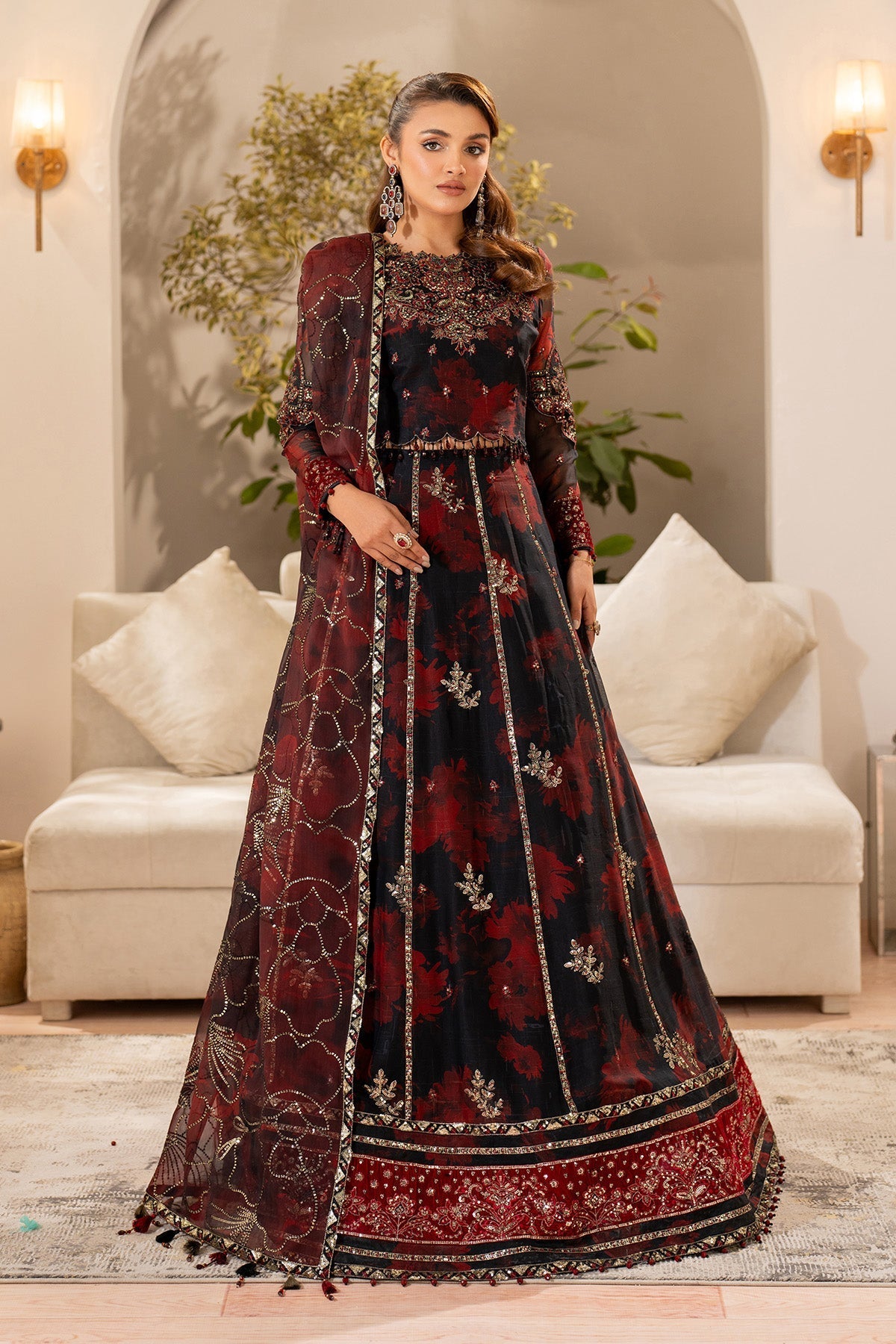 Alizeh | Fleur Chiffon |  AF-CH-2191-Talia by Alizeh - Designer Dress  - Type : Ladies Clothes - Available at Libayah - 100% Original 