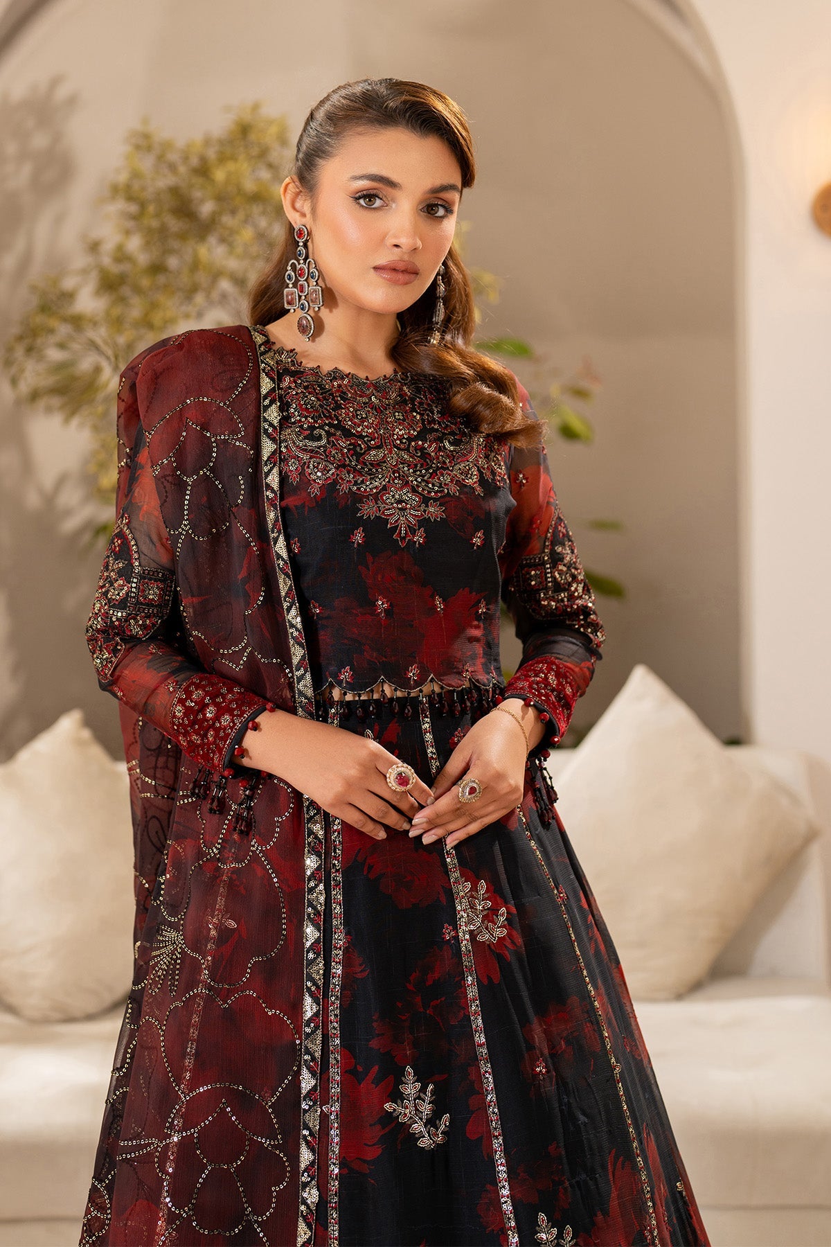 Alizeh | Fleur Chiffon |  AF-CH-2191-Talia by Alizeh - Designer Dress  - Type : Ladies Clothes - Available at Libayah - 100% Original 