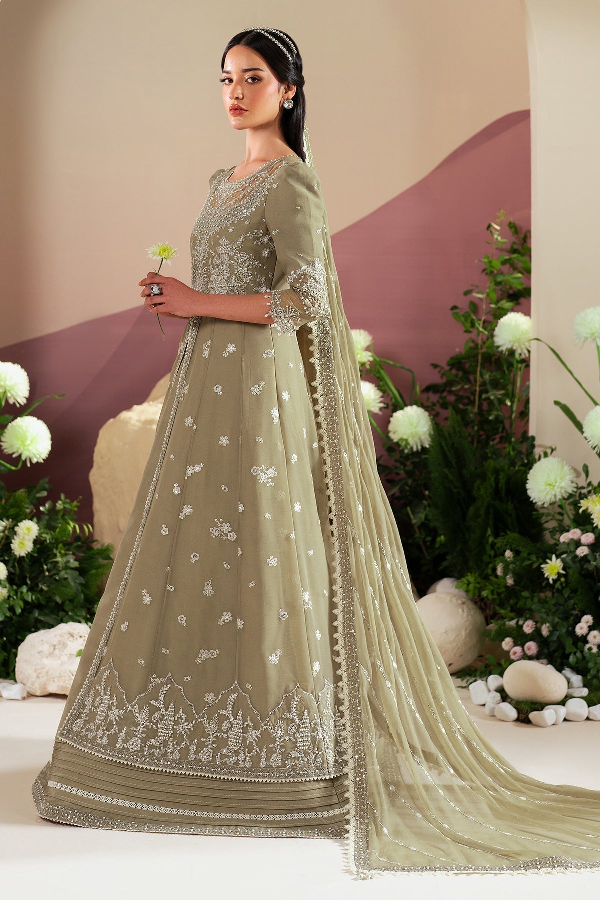 Alizeh | Handcrafted Eid Edit 25 | AF-HM-4040-Tunic by Alizeh - Designer Dress - Type: Ladies Clothes - Available at Libayah - 100% Original