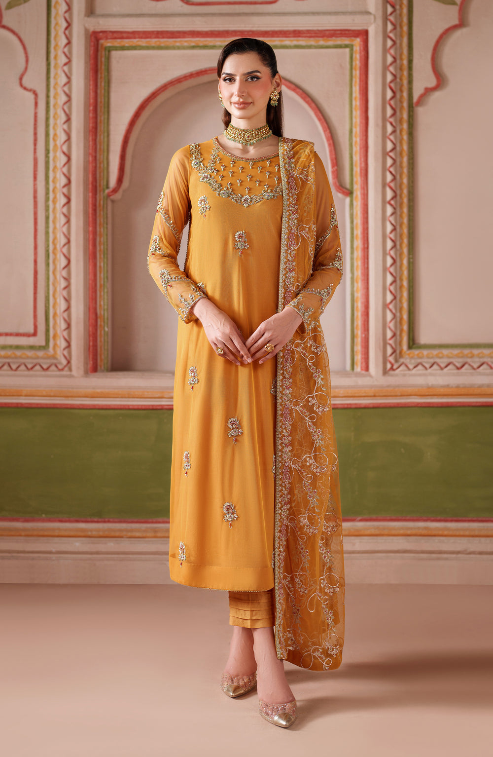 Zarif | Falesia Formals | UNST-HF-04 SOHA by Zarif - Designer Dress  - Type : Ladies Clothes - Available at Libayah - 100% Original 