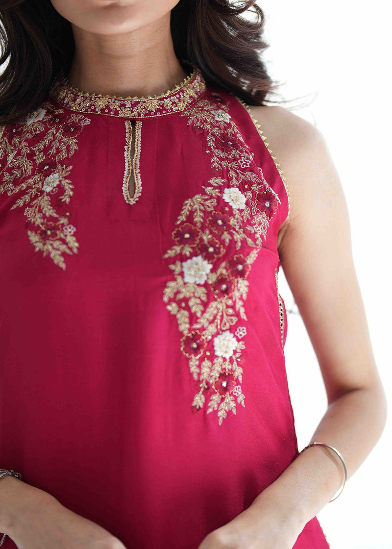 Umsha | Soiree De Rose | Scarlet Smile by Umsha - Designer Dress  - Type : Ladies Clothes - Available at Libayah - 100% Original 