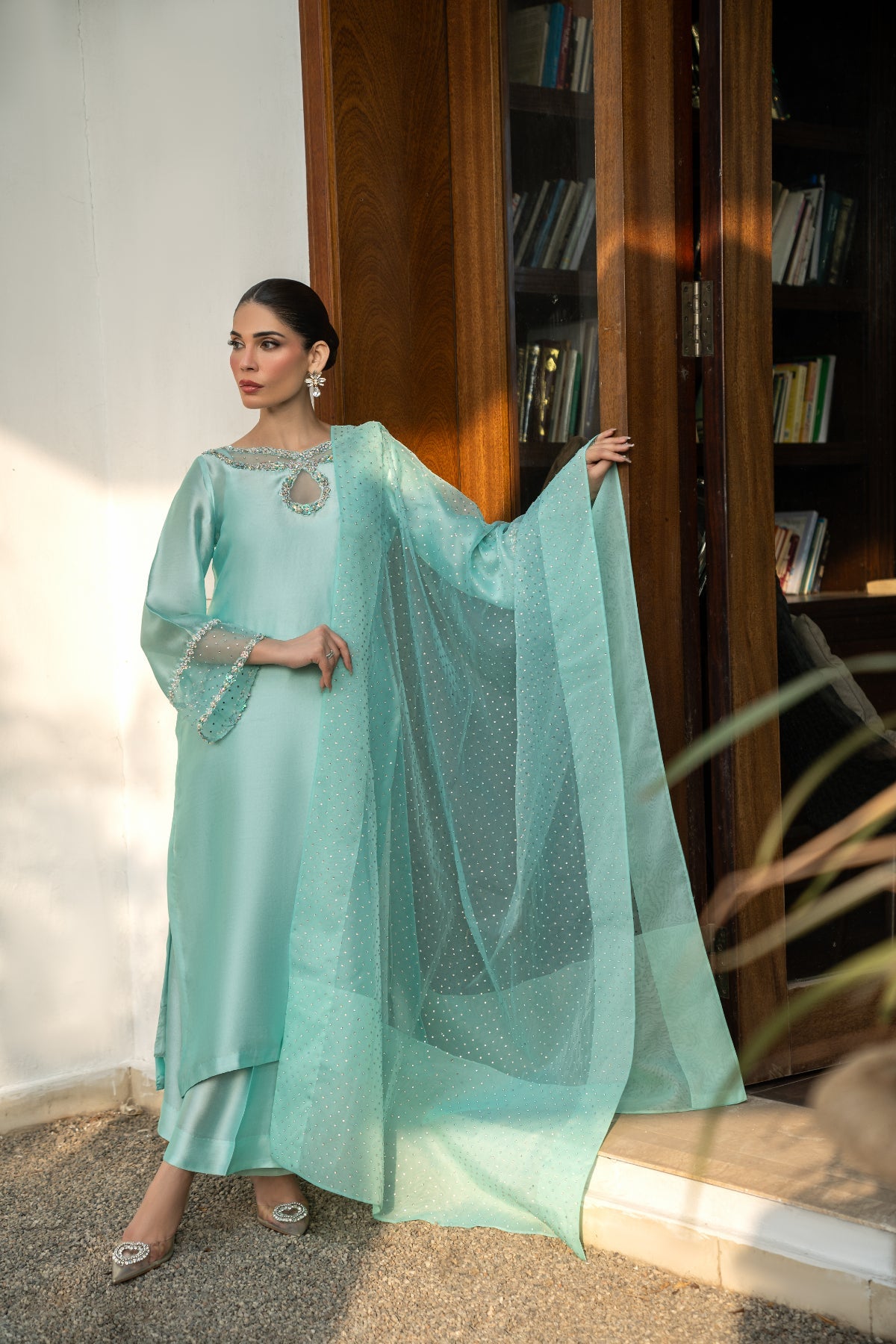 Tabyaa | Ruby Collection 25 | Aqua by Tabyaa - Designer Dress  - Type : Ladies Clothes - Available at Libayah - 100% Original 