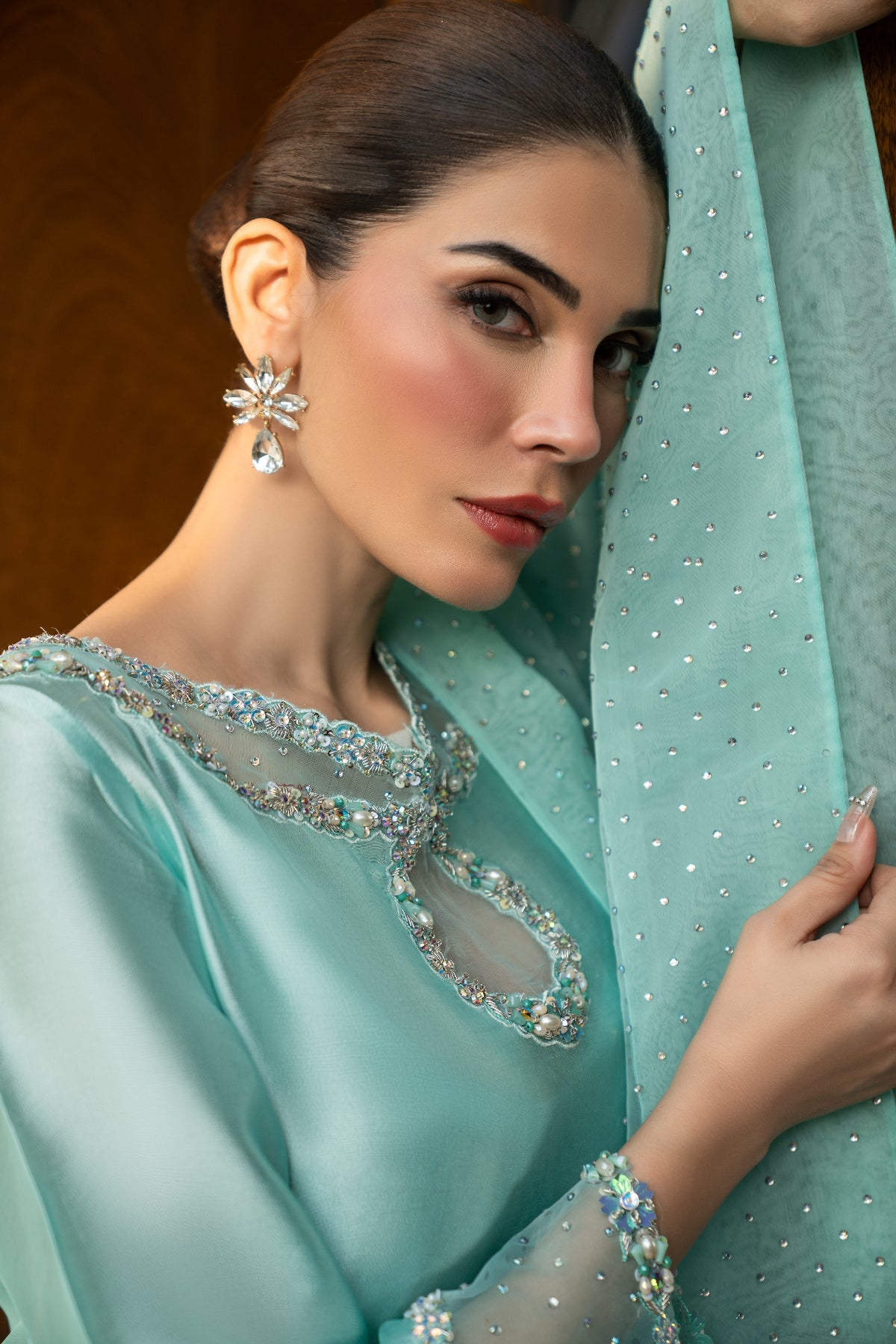 Tabyaa | Ruby Collection 25 | Aqua by Tabyaa - Designer Dress  - Type : Ladies Clothes - Available at Libayah - 100% Original 