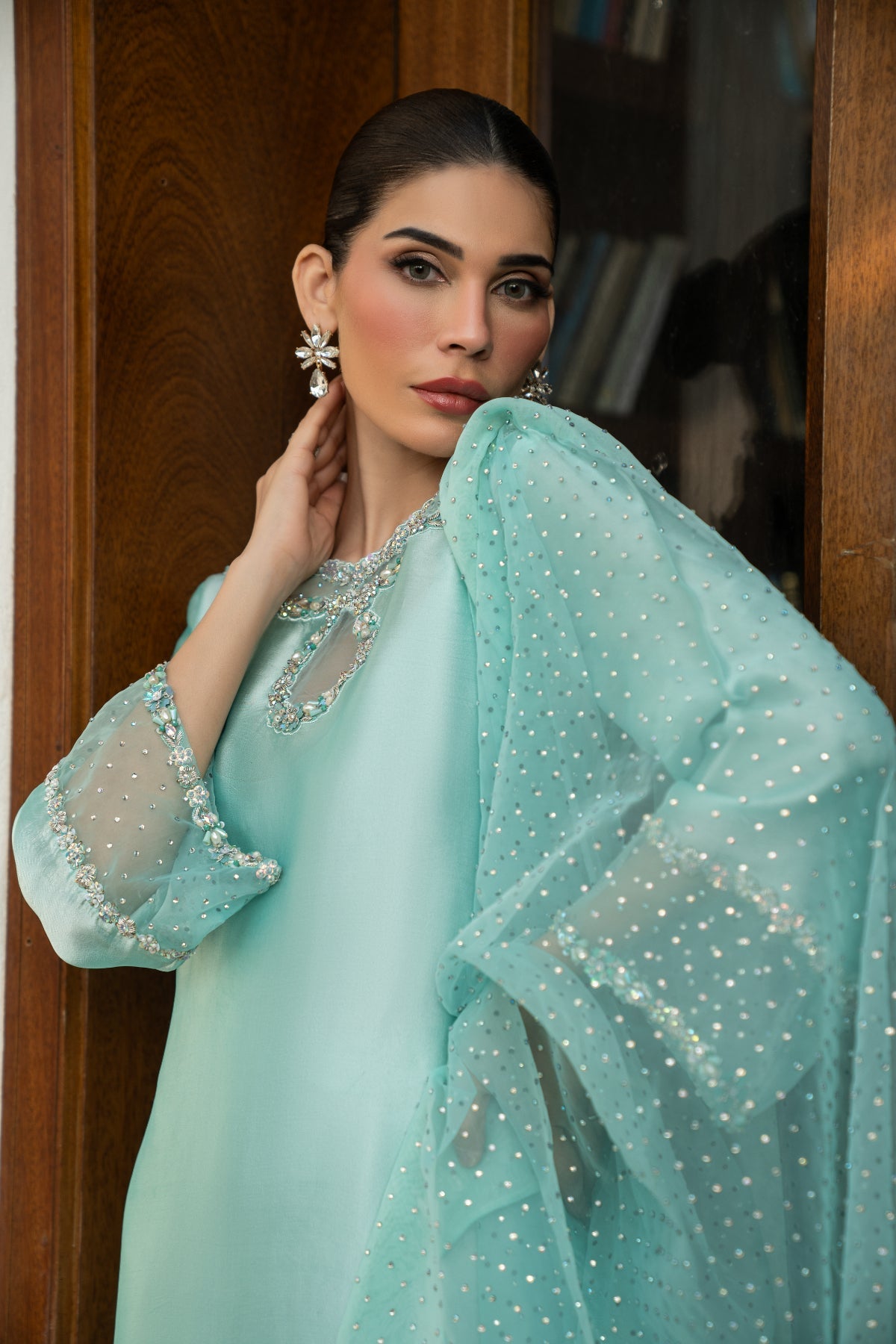 Tabyaa | Ruby Collection 25 | Aqua by Tabyaa - Designer Dress  - Type : Ladies Clothes - Available at Libayah - 100% Original 