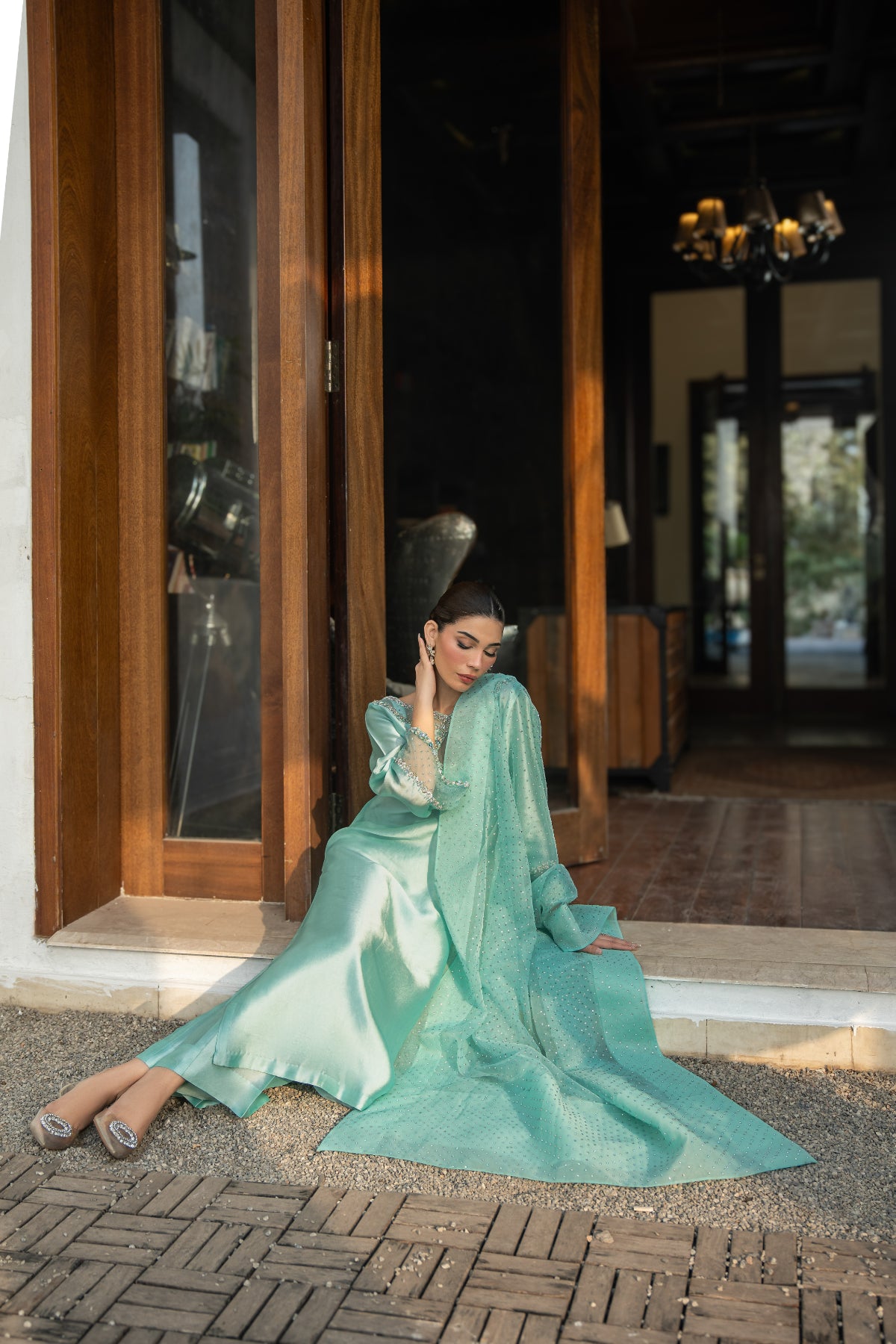 Tabyaa | Ruby Collection 25 | Aqua by Tabyaa - Designer Dress  - Type : Ladies Clothes - Available at Libayah - 100% Original 