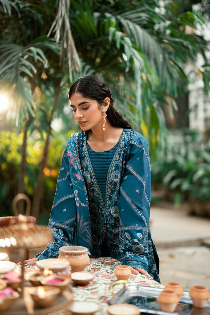 Florent | Eid Edits Luxury Lawn | FEE-3B by Florent - Designer Dress - Type: Ladies Clothes - Available at Libayah - 100% Original