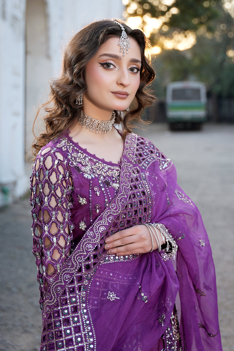 Maryams | Zeenat Luxury Formals | Crimson Bloom - Z-02 by Maryams - Designer Dress - Type: Ladies Clothes - Available at Libayah - 100% Original