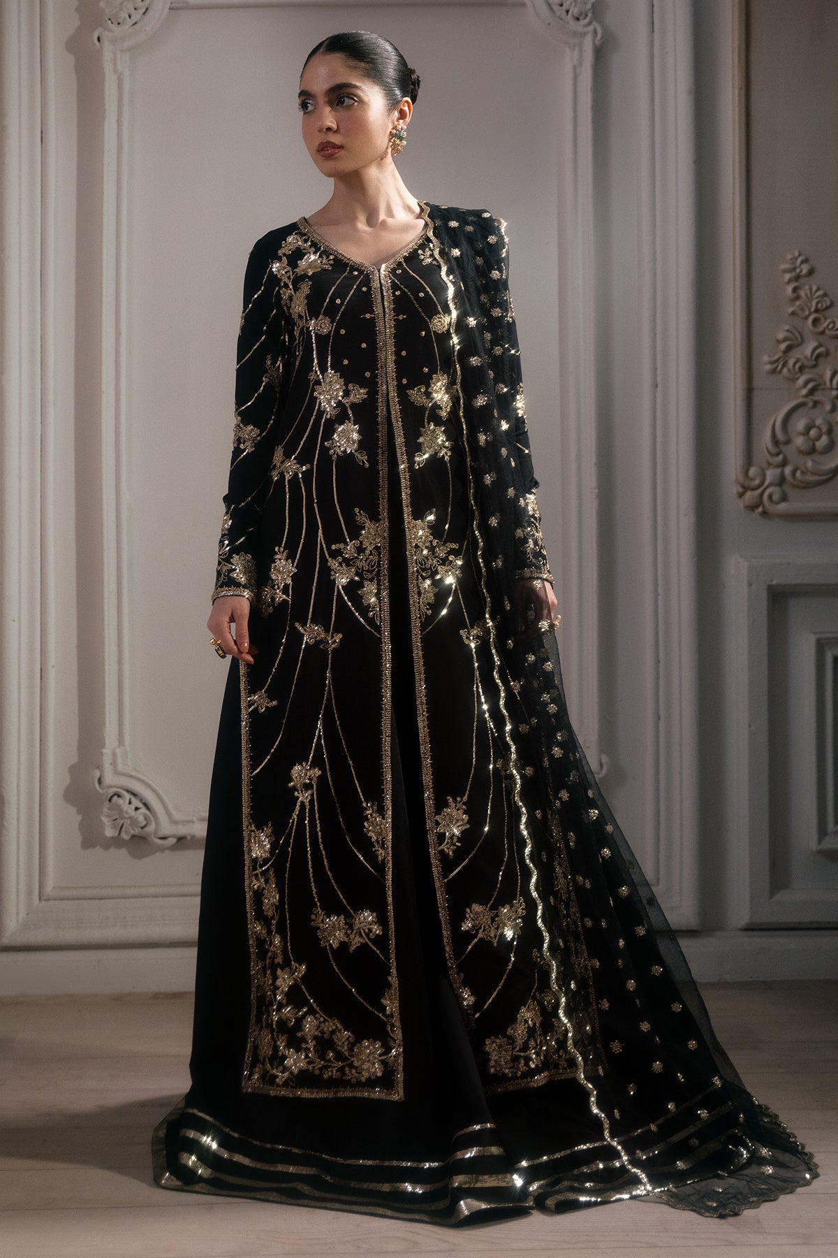 Mina Kashif | Emilie Formals | Gladious by Mina Kashif - Designer Dress - Type : Formal Dress - Available at Libayah - 100% Original