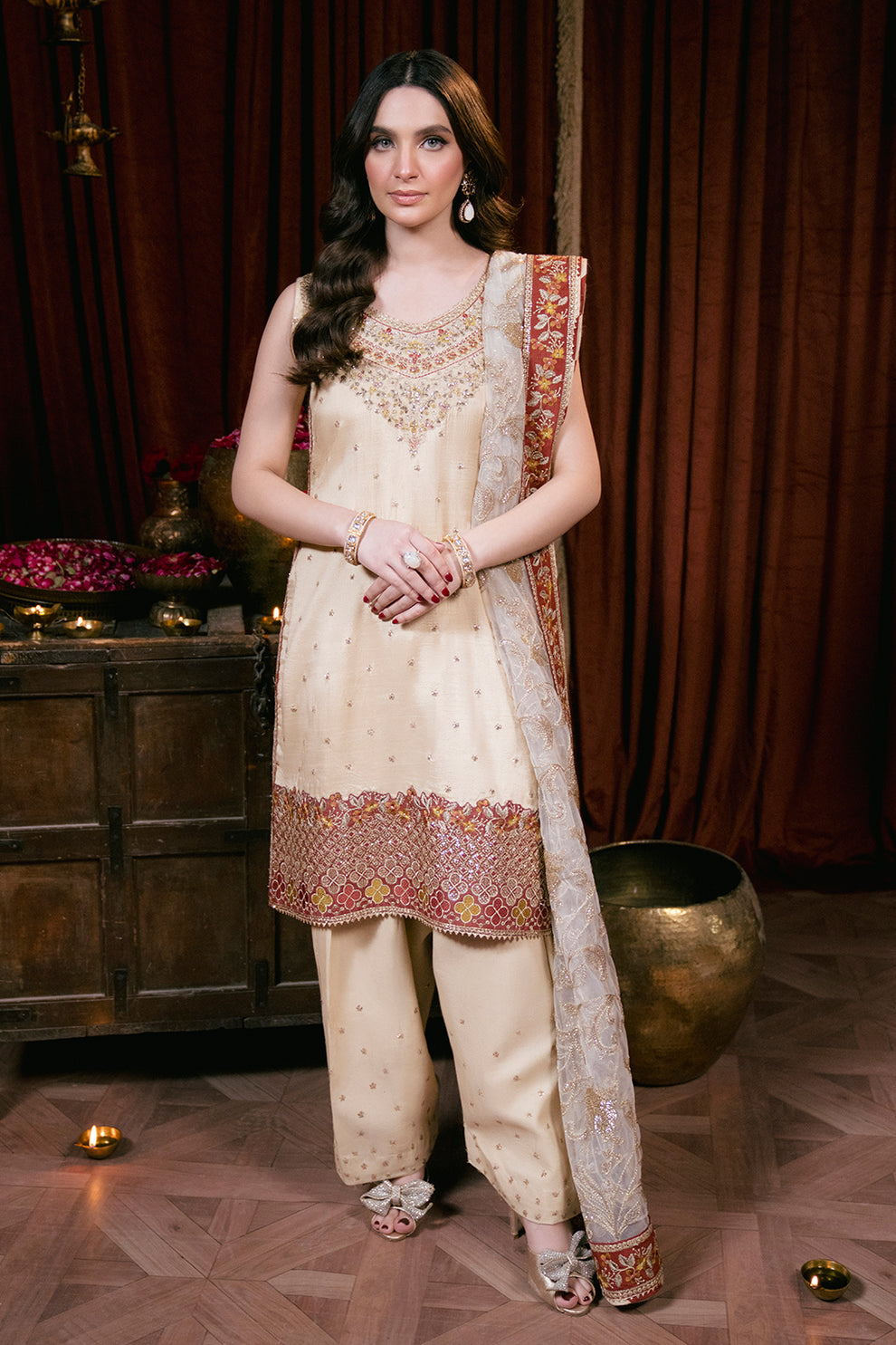 Neeshay | Shagun Formals |  ROSHNI by Neeshay - Designer Dress - Type: Ladies Clothes - Available at Libayah - 100% Original