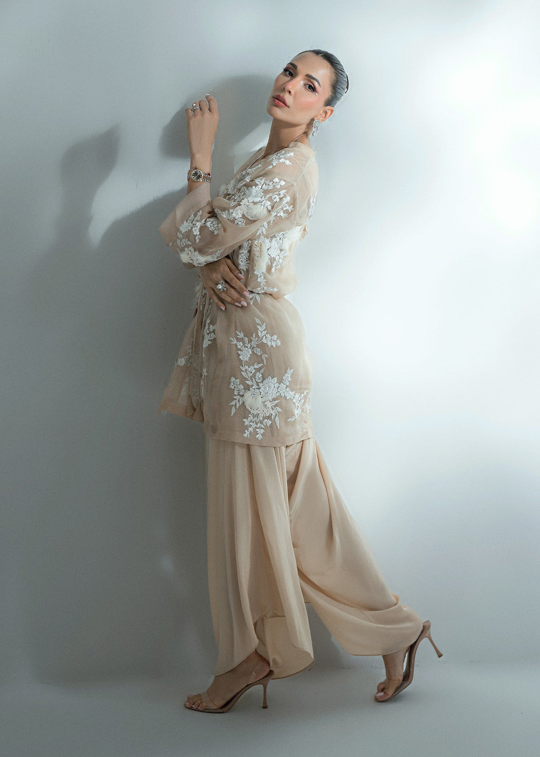 Umsha | Soiree De Rose | Moon & Muse by Umsha - Designer Dress  - Type : Ladies Clothes - Available at Libayah - 100% Original 