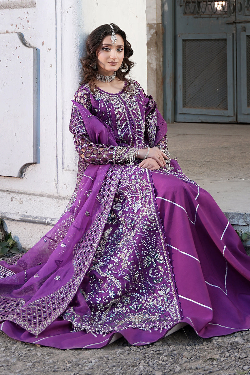 Maryams | Zeenat Luxury Formals | Crimson Bloom - Z-02 by Maryams - Designer Dress - Type: Ladies Clothes - Available at Libayah - 100% Original