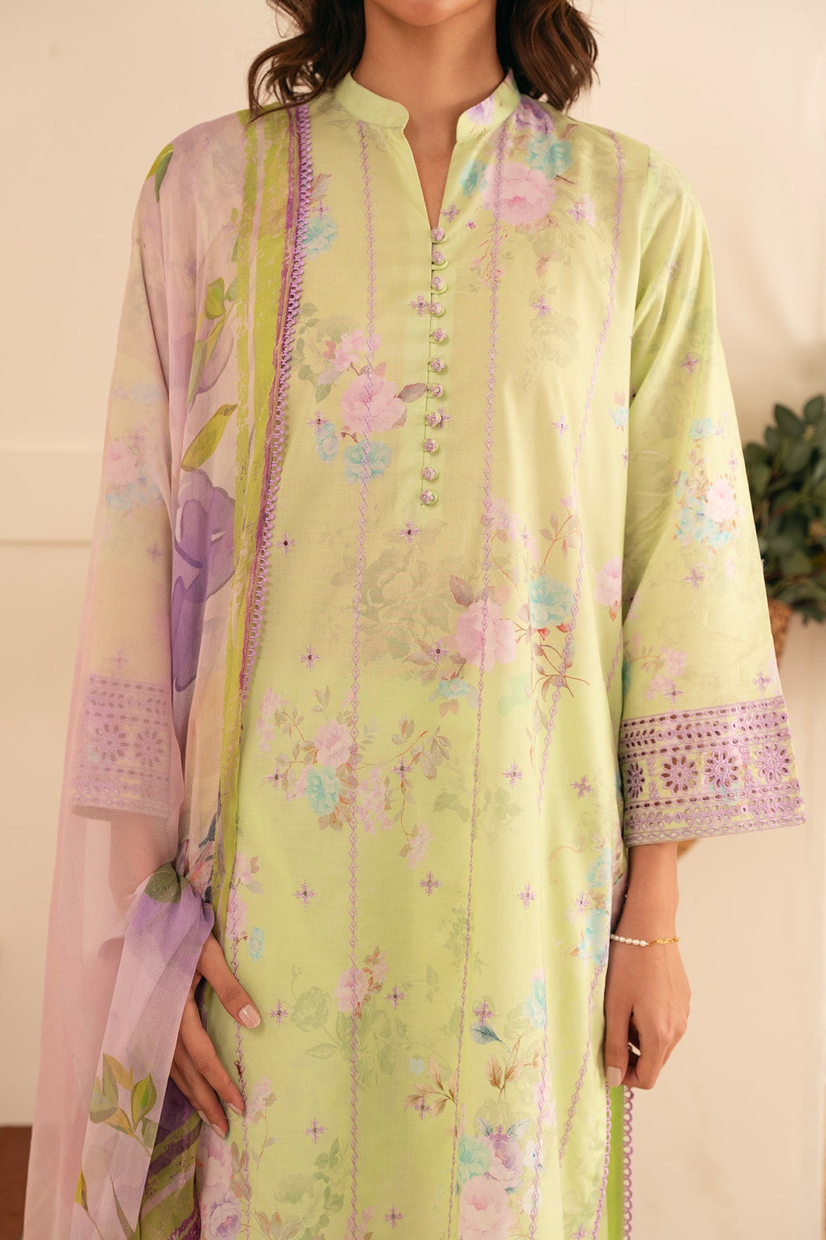 Sahar | Festive Edit | Lavender Meadow by Sahar - Designer Dress - Type: Ladies Clothes - Available at Libayah - 100% Original