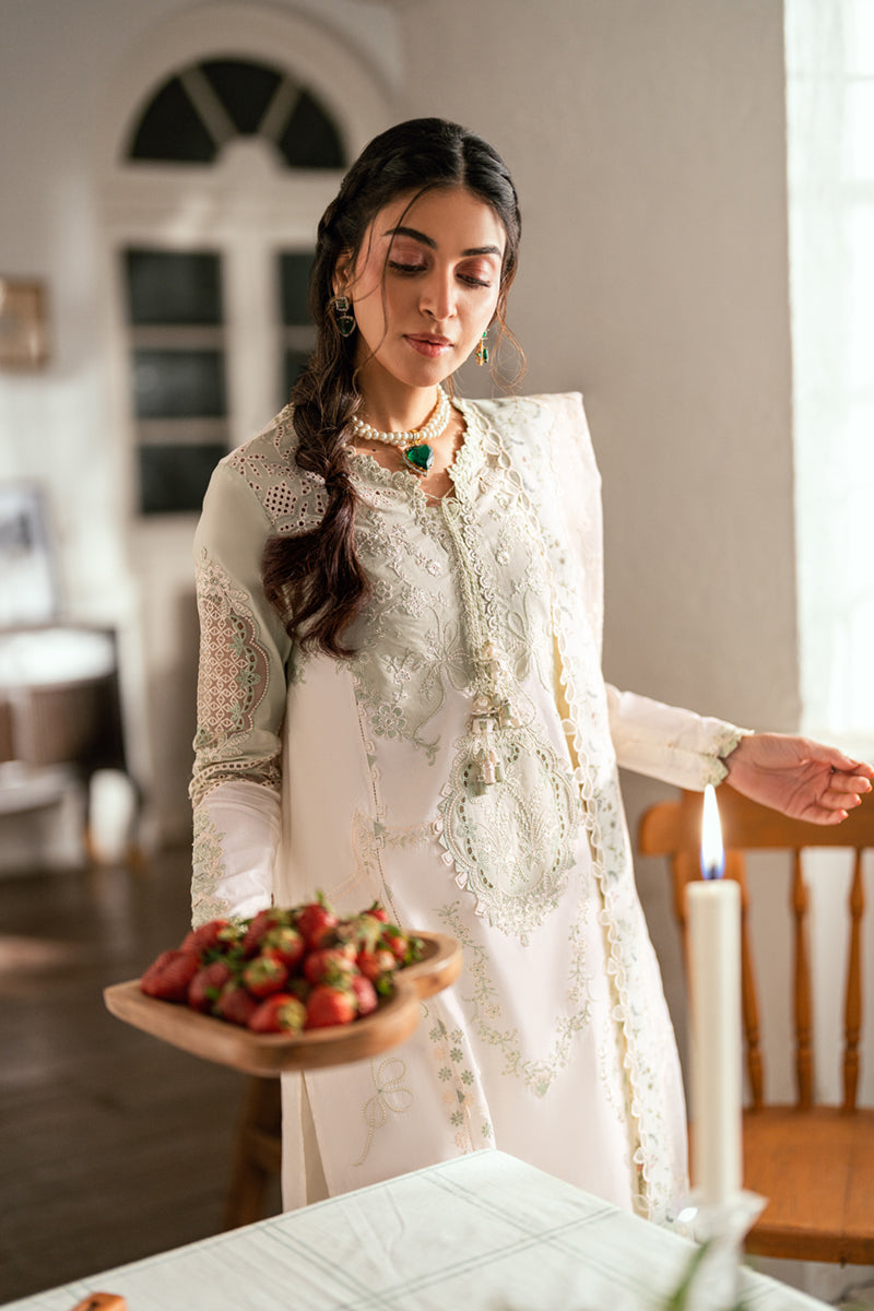 Qalamkar | Luxury Lawn Eid Edit | SB-10 Nadia by Qalamkar - Designer Dress - Type: Ladies Clothes - Available at Libayah - 100% Original
