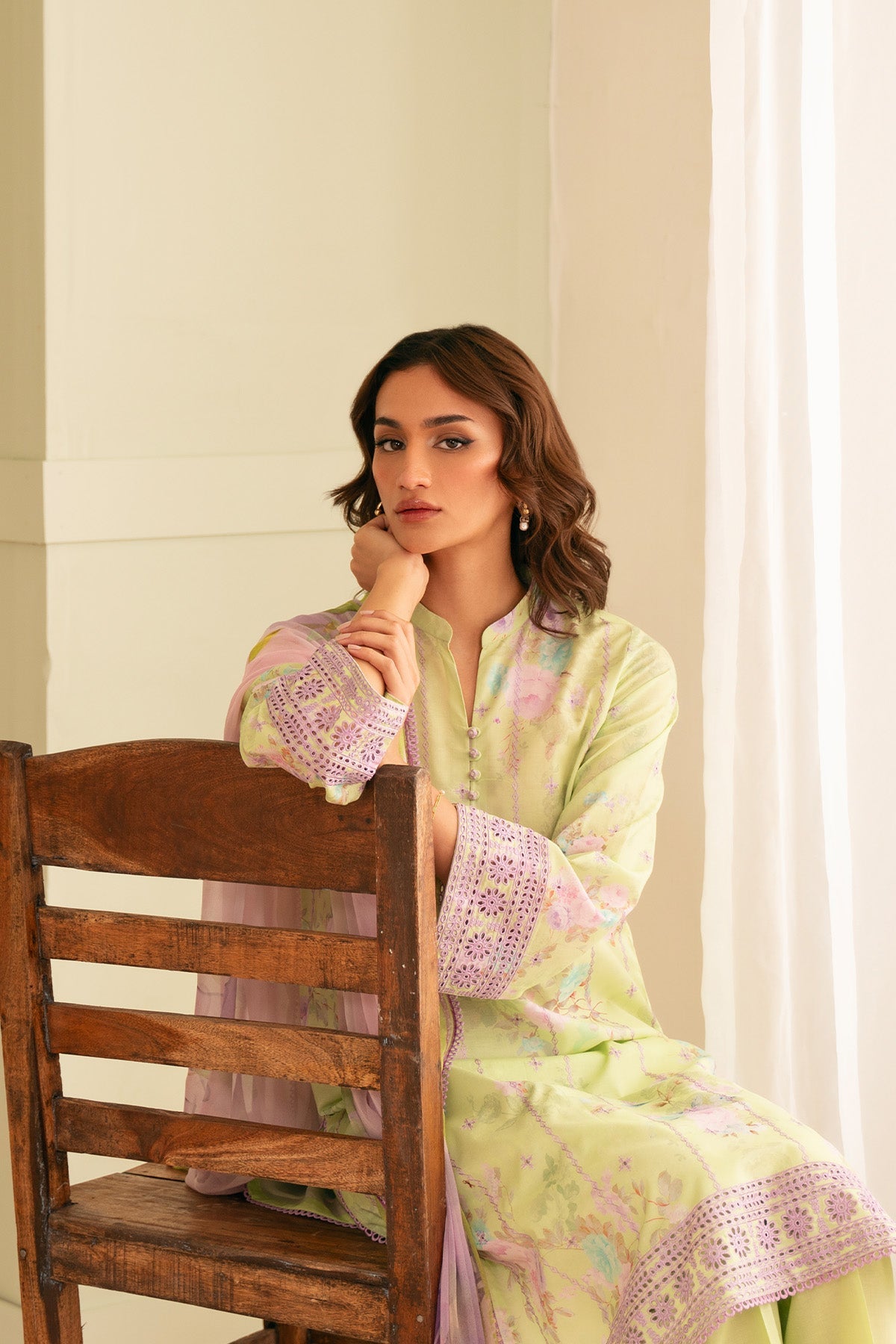 Sahar | Festive Edit | Lavender Meadow by Sahar - Designer Dress - Type: Ladies Clothes - Available at Libayah - 100% Original