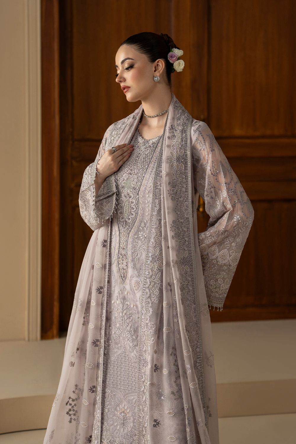 Lavish Premium | Purkashish Formals | Lilac Mist by Lavish Premium - Designer Dress  - Type : Ladies Clothes - Available at Libayah - 100% Original 