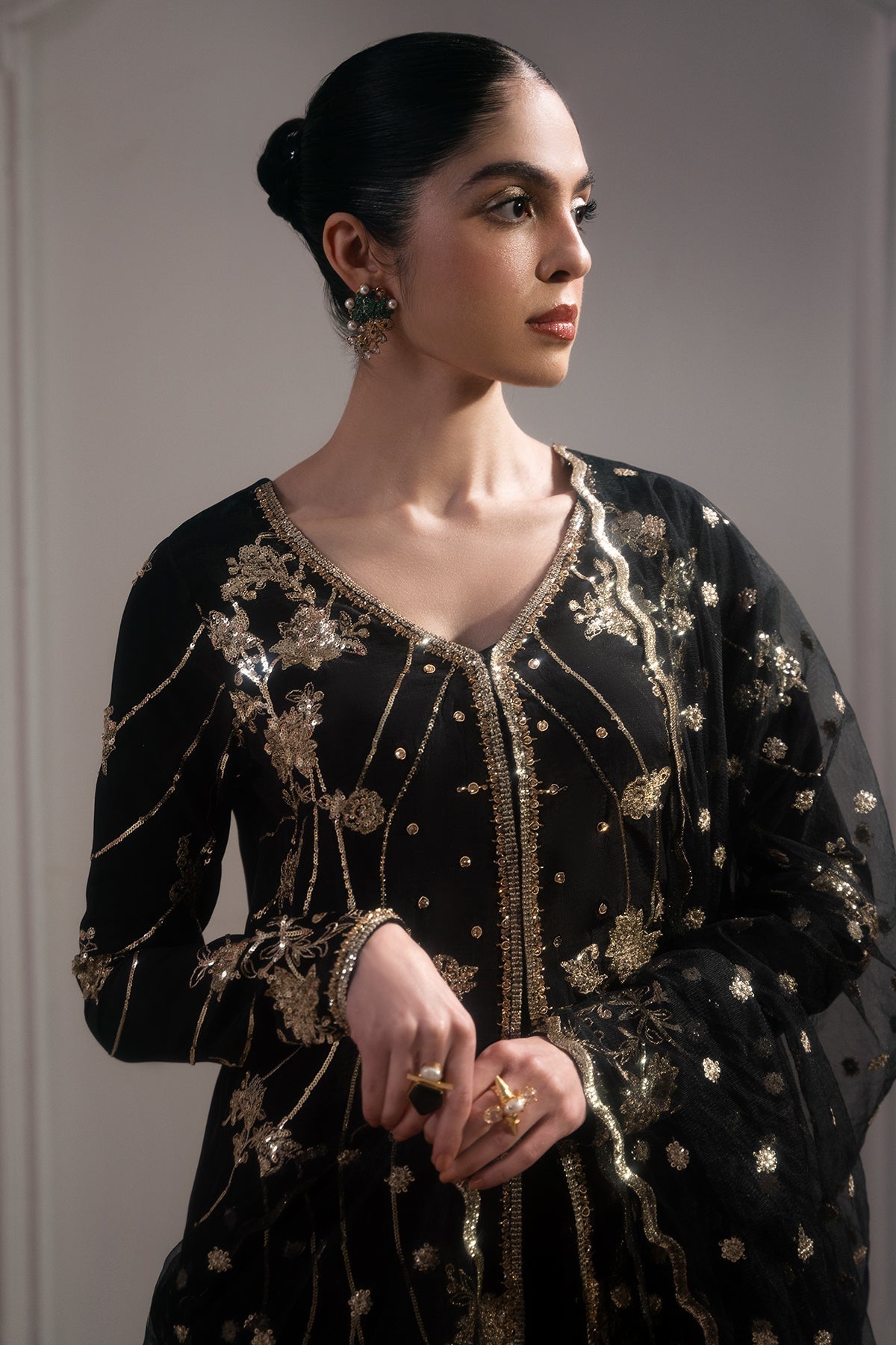 Mina Kashif | Emilie Formals | Gladious by Mina Kashif - Designer Dress - Type : Formal Dress - Available at Libayah - 100% Original