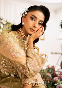 Inayat | Festive Formals | BREWING-MATCHA by Inayat - Designer Dress  - Type : Ladies Clothes - Available at Libayah - 100% Original 